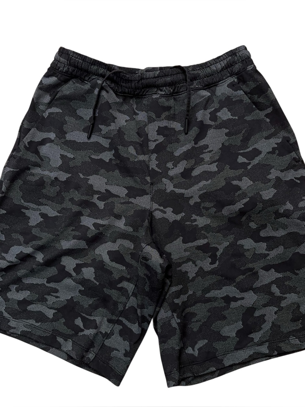 Lululemon Pace Breaker Shorts Mens Size S Lined 9" Running Drawstring Gray Camo